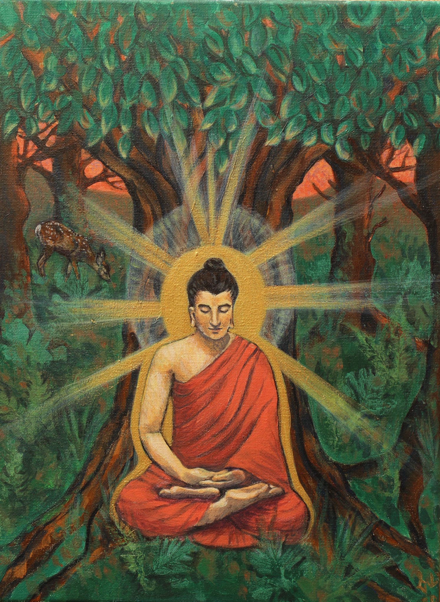 buddhas-enlightenment-wall-hanging-print-northern-drum